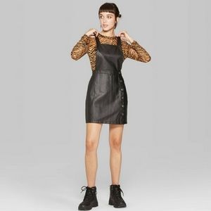 Target Wild Fable Faux Leather Dress